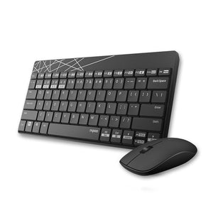 RAPOO 8000M Compact Wireless Multi-mode Bluetooth, 2.4Ghz, 3 Device Keyboard and Mouse Combo-0