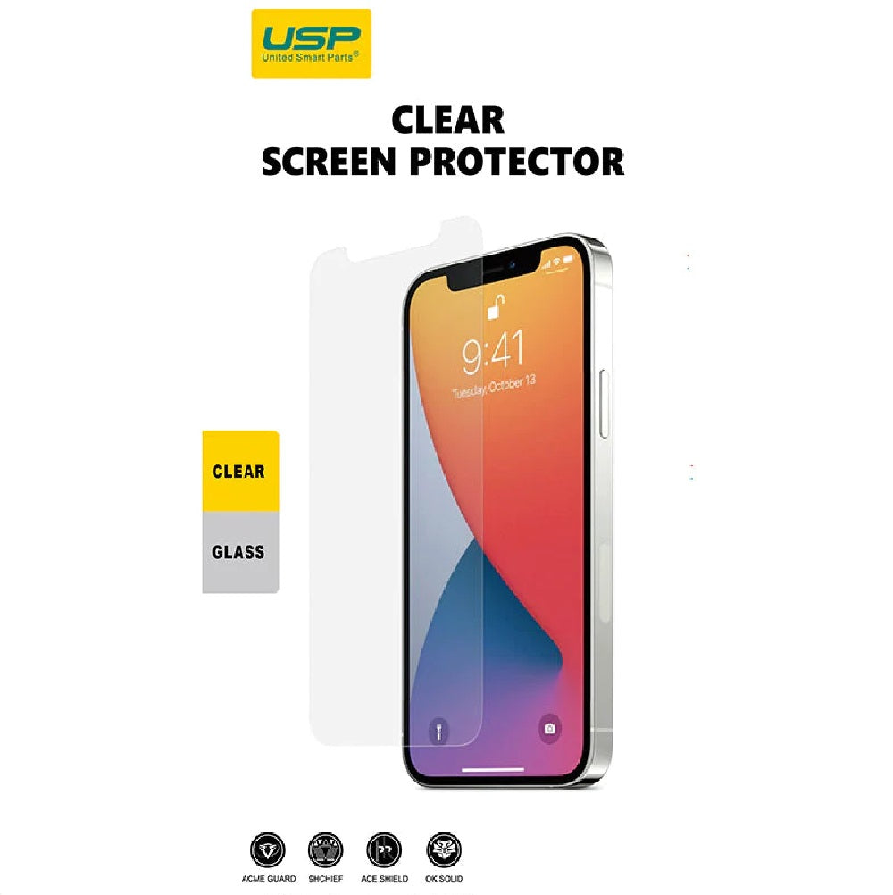 USP Tempered Glass Screen Protector for Apple iPhone 15 Pro / iPhone 15 Clear - 9H Surface Hardness, Perfectly Fit Curves, Anti-Scratch-0