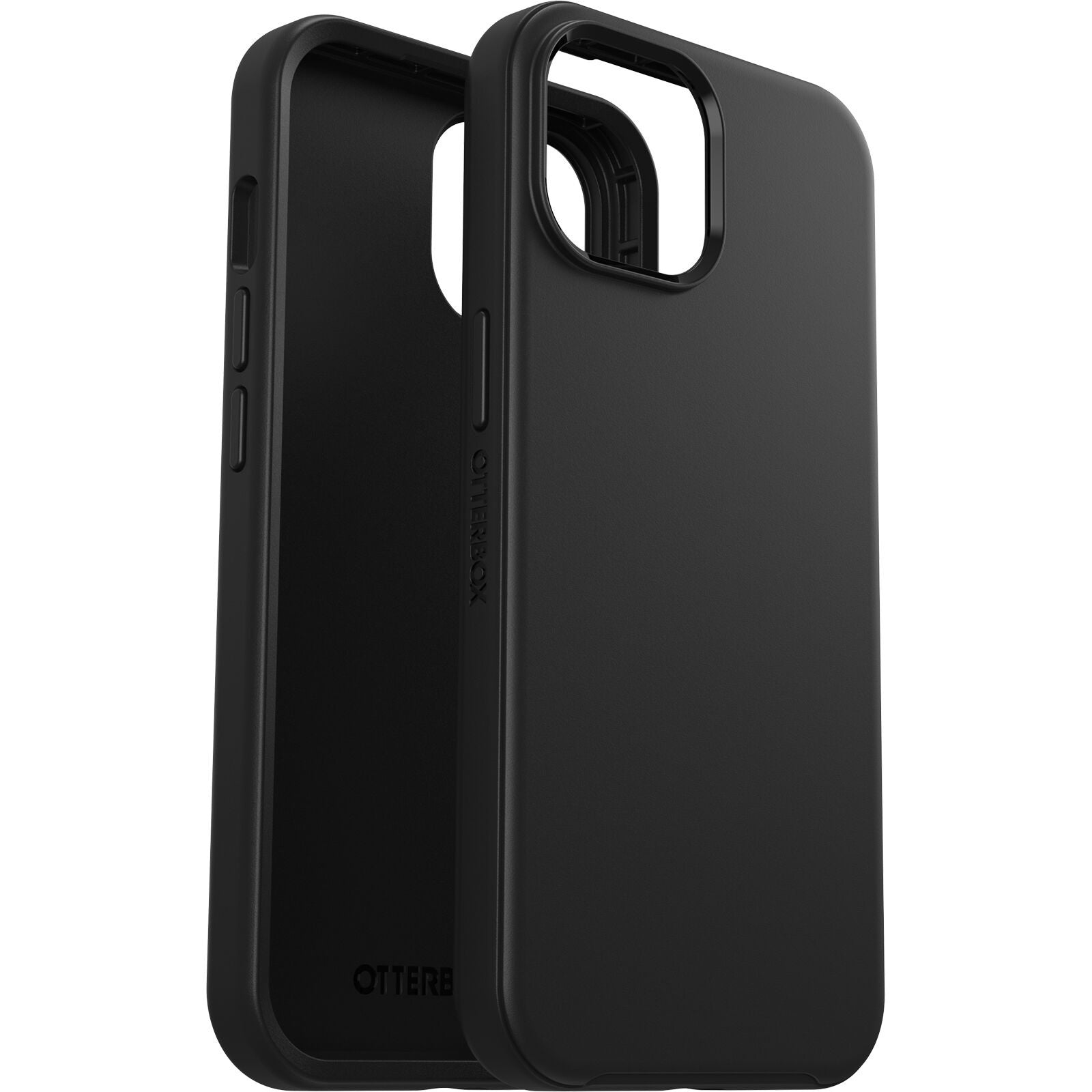 OtterBox Symmetry Apple iPhone 15 (6.1") Case Black - (77-92636), Antimicrobial,DROP+ 3X Military Standard,Raised Edges,Ultra-Sleek-0