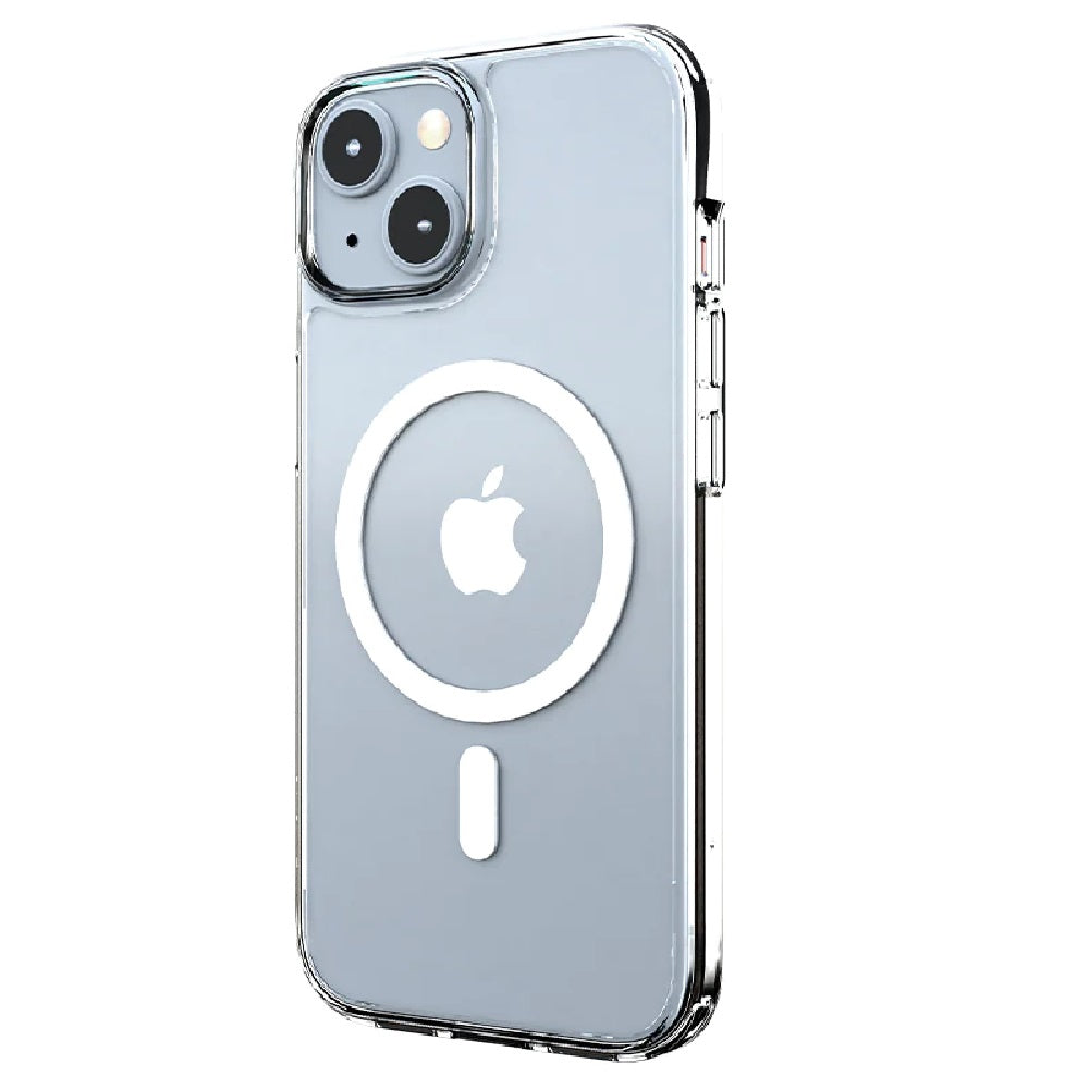 Cygnett AeroMag Apple iPhone 15 (6.1") Magnetic Clear Case - (CY4578CPAEG), Raised Edges, TPU Frame, Hard-Shell Back, Magsafe Compatible,4FT DropProof-0