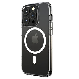 Cygnett AeroMag Apple iPhone 15 Pro (6.1") Magnetic Clear Case - (CY4580CPAEG),Raised Edges,TPU Frame,Hard-Shell Back,Magsafe Compatible,4FT DropProof-0