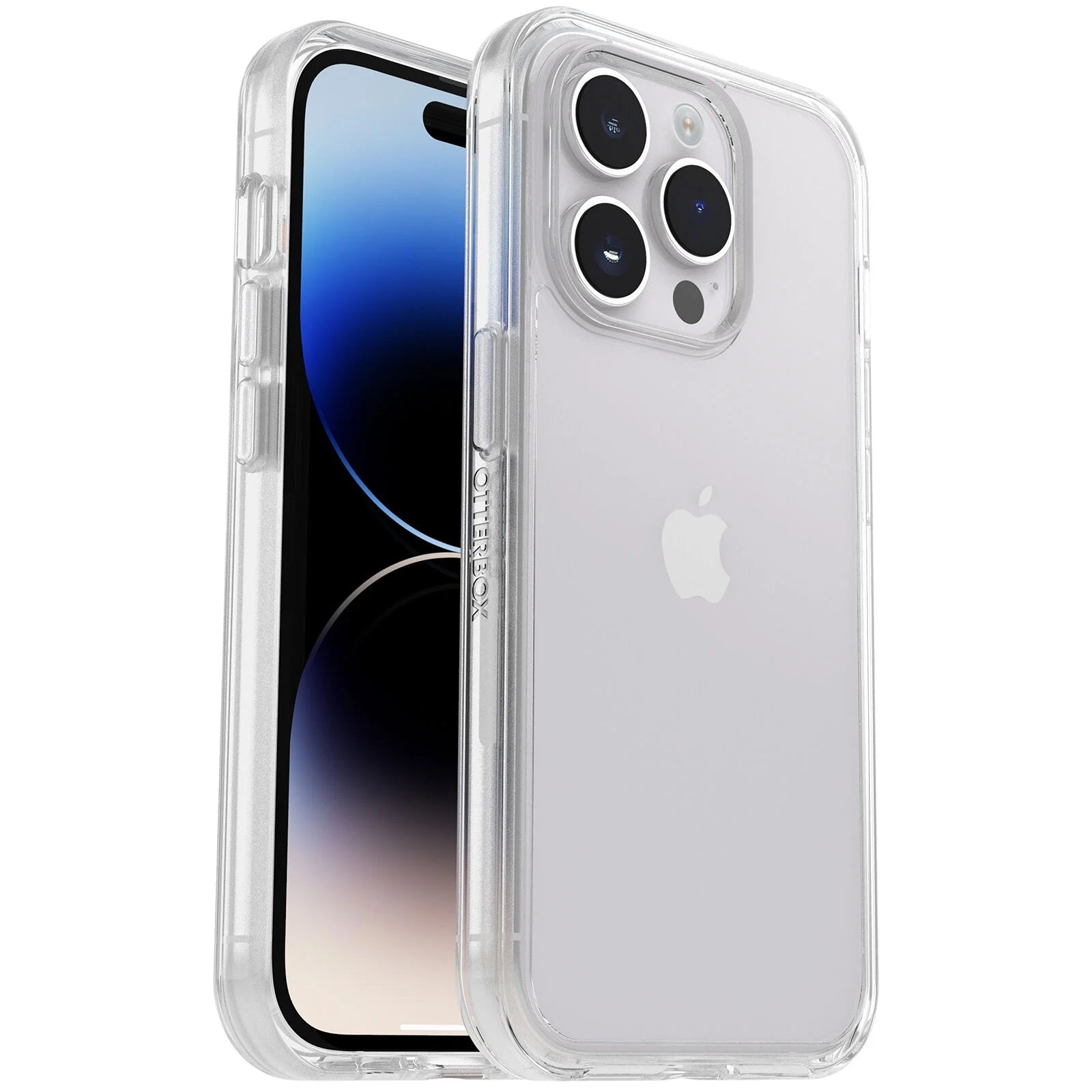 OtterBox Symmetry Clear Apple iPhone 14 Pro Case Clear - (77-88620), Antimicrobial, DROP+ 3X Military Standard, Raised Edges, Ultra-Sleek-0