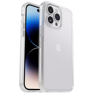OtterBox Symmetry Clear Apple iPhone 14 Pro Max Case Clear - (77-88643), Antimicrobial, DROP+ 3X Military Standard, Raised Edges, Ultra-Sleek-0