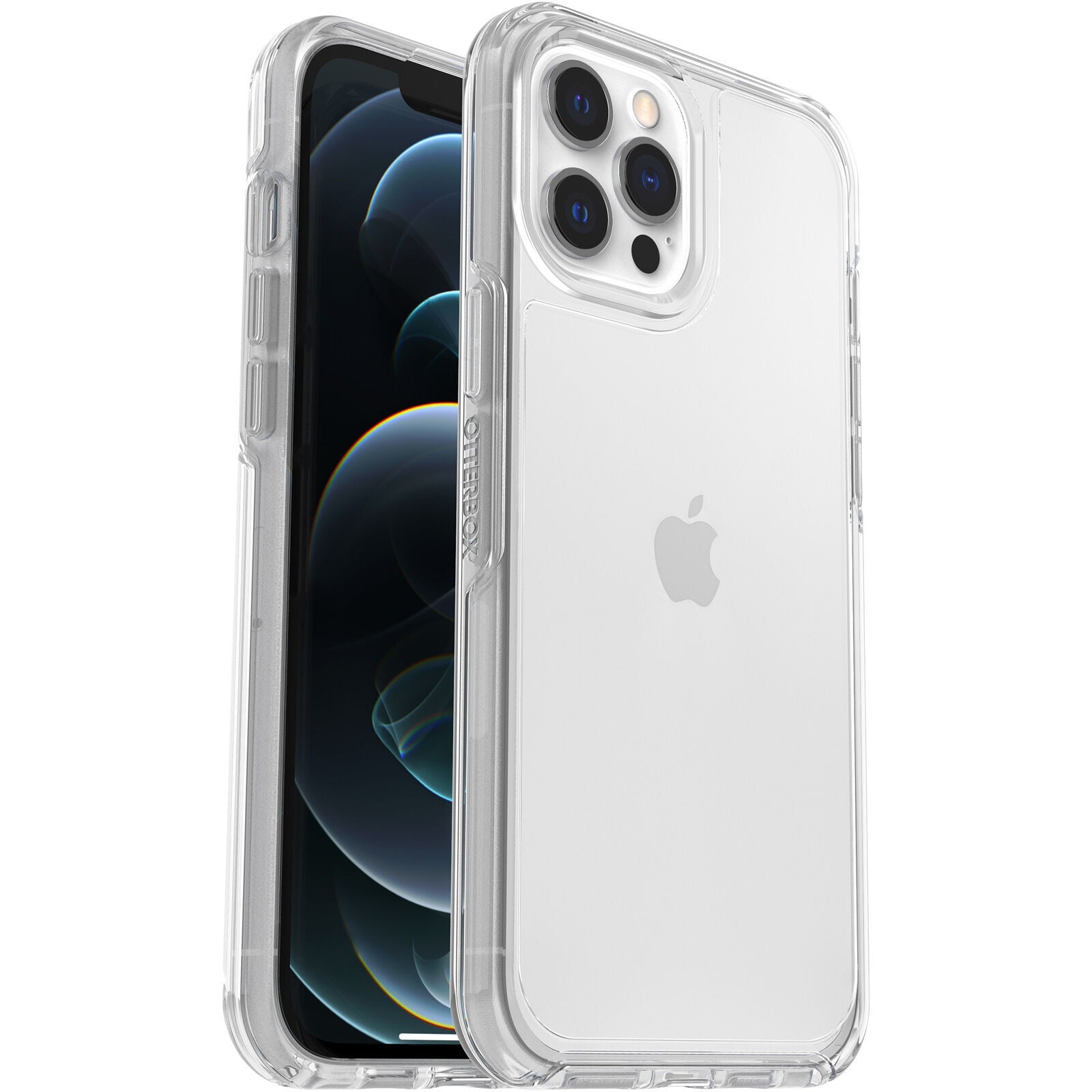 OtterBox Symmetry Clear Apple iPhone 12 Pro Max Case Clear - (77-65470), Antimicrobial, DROP+ 3X Military Standard, Raised Edges, Ultra-Sleek-0