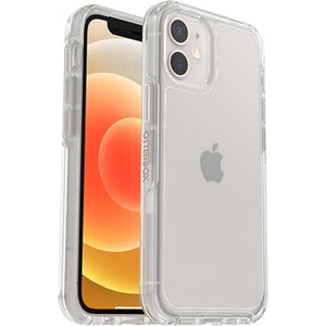 OtterBox Symmetry Clear Apple iPhone 12 Mini Case Clear - (77-65373), Antimicrobial, DROP+ 3X Military Standard, Raised Edges, Ultra-Sleek-0