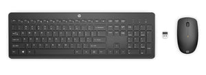 HP 230 Wireless Keyboard  Mouse Combo 12 function keys chiclet comfortable low noise 1600DPI Mouse Light Weight Long Battery Life ~16mths-0