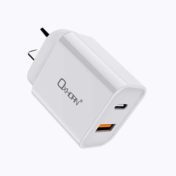 Oxhorn USB Type-C and Type-A 3.0 Quick Charge 20W Charger-0