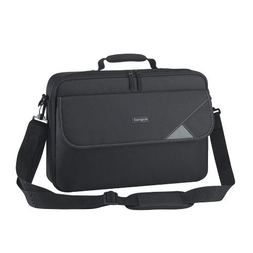 Targus 15.6" Intellect Bag Clamshell Laptop Case with Padded Laptop Compartment/ Laptop/Notebook Bag - Black-0