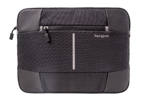 Targus 13-14'' Bex II Laptop Sleeve/Case/Notebook Bag  - Weather-resistant  rip-stop fabrication - Black with black trim-0
