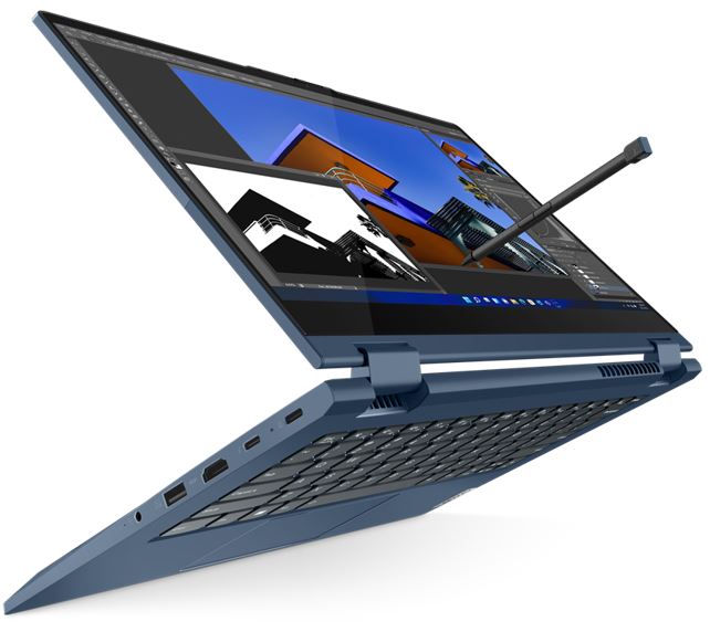 LENOVO ThinkBook 14S Yoga G3 14" FHD TOUCH Intel i5-1335U 16GB 256GB SSD Windows 11 PRO Iris Xe Graphics WIFI6E Fingerprint Pen Flip 1YR OS 1.5kg-0