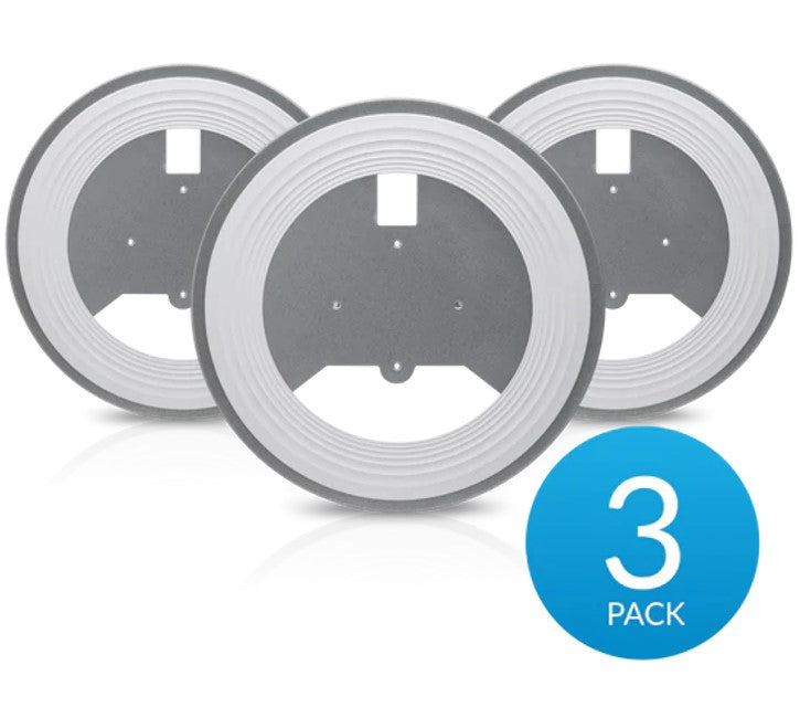 Ubiquiti AP Lite Recessed Ceiling Mount, Pack of 3, nanoHD-RCM-3, Compatible with the U6 Lite, U6+, nanoHD, AC Lite, Low‑profile Mounting Option-0