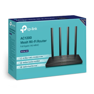TP-Link Archer A6 AC1200 Wireless MU-MIMO Gigabit Router (OneMesh) Dual-Band Wi-Fi – 867 Mbps at 5 GHz and 300 Mbps at 2.4 GHz band-0