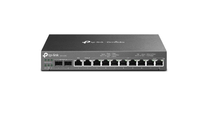 TP-Link ER7212PC Omada Gigabit VPN Router with PoE+ Ports and Controller AbilityPORT_ 2× Gigabit SFP WAN/LAN Port, 1× Gigabit R  Omada-0