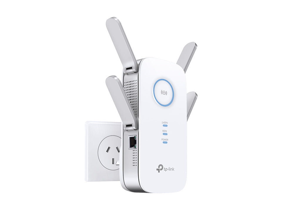 TP-Link RE650 AC2600 2600Mbps Wi-Fi Range Extender 800Mbps@2.4GHz 1733Mbps@5GHz 1x1Gbps LAN 4xAntennas 4×4 MU-MIMO Beamforming Access Point Mode-0