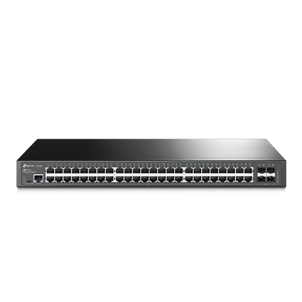 TP-Link TL-SG3452 JetStream 48-Port Gigabit L2 Managed Switch, 4 SFP Slots, Omada SDN, Centralised Mgt, Static Routing  (T2600G-52TS)-0