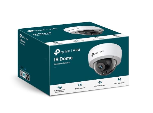 TP-Link VIGI 3MP C230I(4mm) IR Dome Network Camera, 4mm Lens, Smart Detection, 3YW (LD)-0
