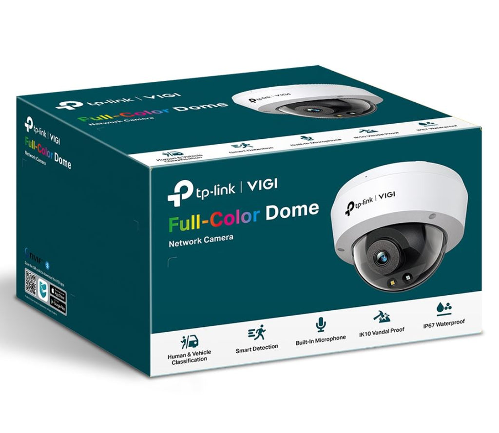 TP-Link VIGI 5MP C250(2.8mm) Full-Color Dome Network Camera 2.8mm Lens, Smart Detection, 2YW (LD)-0