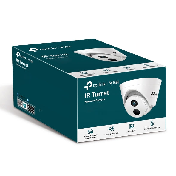TP-Link VIGI 3MP C430I(2.8mm) IR Turret Network Camera, 2.8mm Lens, Smart Detection, 3YW (LD)-0
