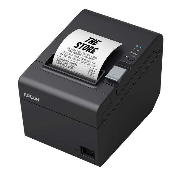 EPSON TM-T82III Thermal Direct Receipt Printer, USB/Ethernet Interface, Max Width 80mm, Includes AC Adapter, Black-0