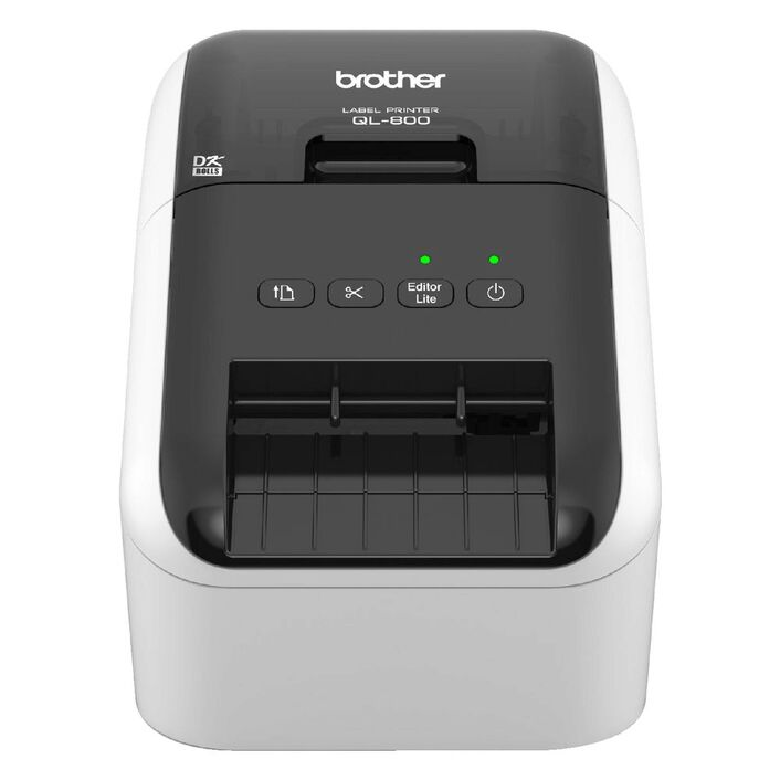 Brother QL-800 HIGH SPEED PROFESSIONAL PC/MAC LABEL PRINTER / UP TO 62MM WITH BLACK/RED PRINTING (*DK-22251 required)-0