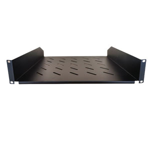 LDR Cantilever 2U 275mm Deep Shelf Recommended for 19" 450/550mm Deep Cabinet - Black Metal Contruction-0