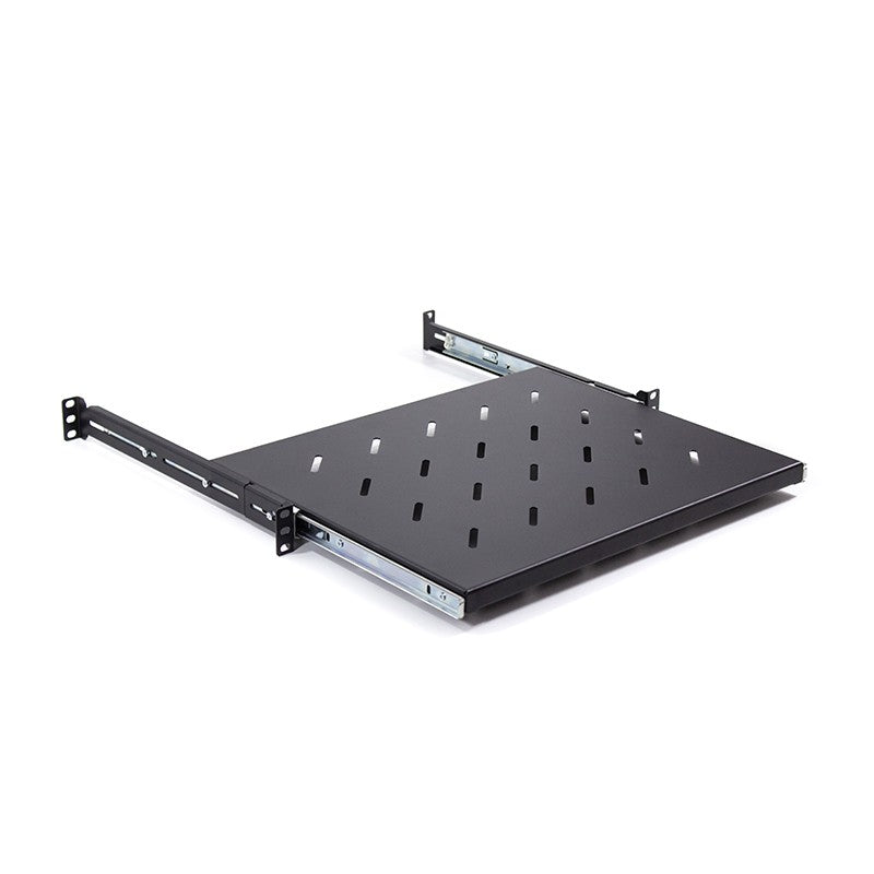 LDR Sliding 1U Shelf Recommended for 450mm to 600mm Deep Server Racks, Supports rail to rail depth of 365mm to 500mm-0