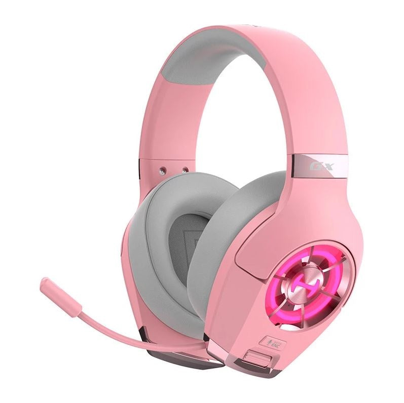 Edifier  GX Hi-Res Gaming Headset with Hi-Res, Dual Noise Cancelling Microphone, Multi-Mode, 3.5mm AUX, USB 3.0, USB-C Connection - Pink-0