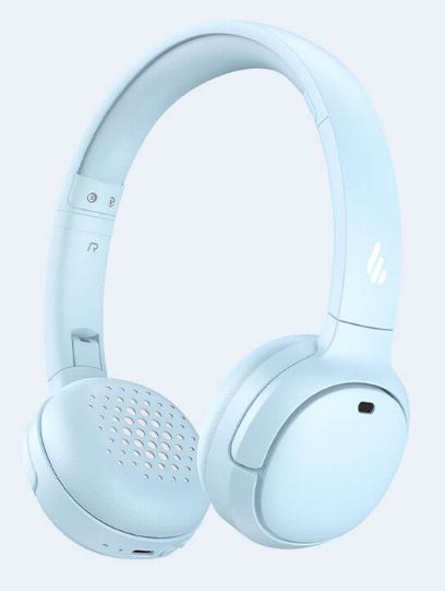 Edifier WH500 Wireless On-Ear Headphones -Bluetooth V5.2 -Playtime 40 hours -USB-C (Type-C)- BLUE-0