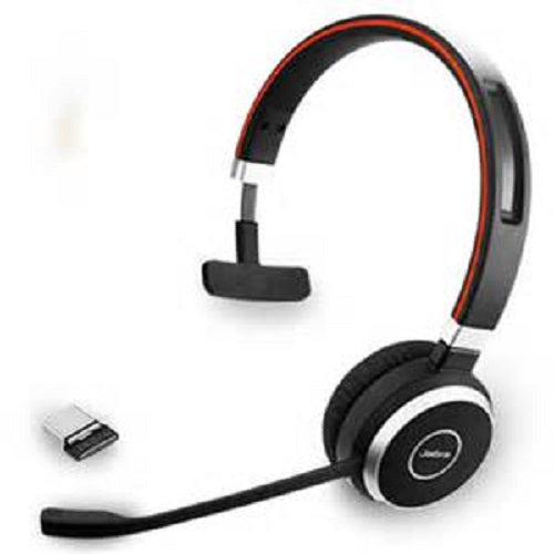 Jabra Evolve 65 SE UC Mono Wireless Headset, 2yrs Warrenty-0