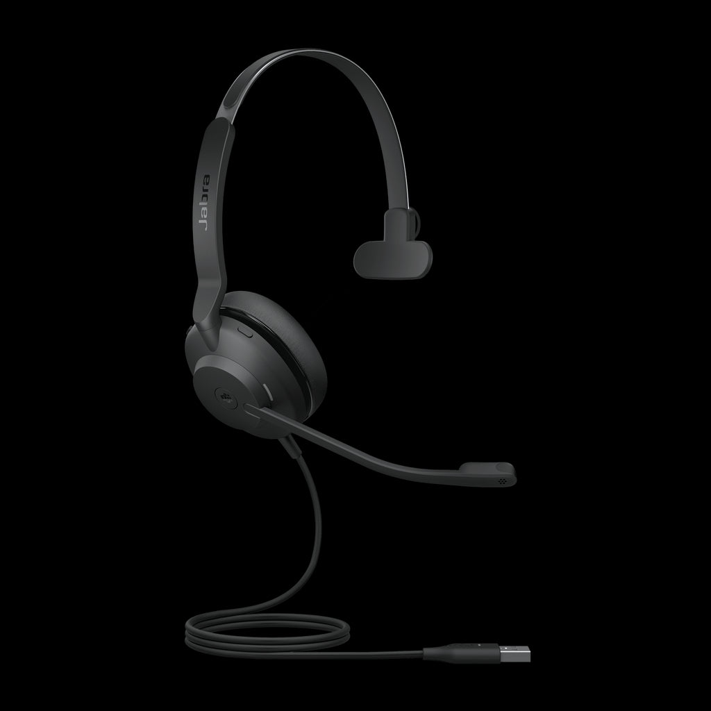 Jabra Evolve2 30 SE Wired USB-A MS Mono Headset, Lightweight  Durable, Noise Isolating Ear Cushions, Clear Calls, 2Yr Warranty-0