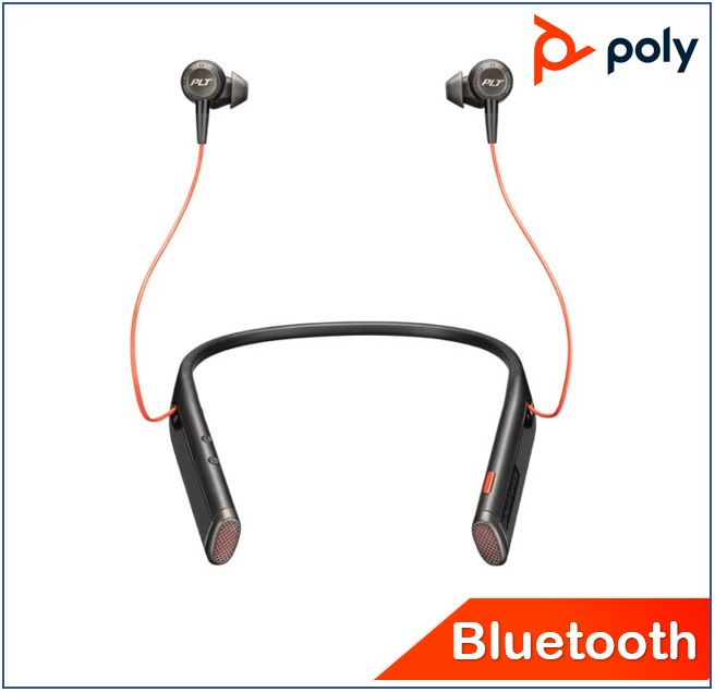 Plantronics/Poly Voyager B6200 UC headset, Bluetooth, ANC, Vibration signals calls/alerts, Premium Hi-fi stereo, SoundGuard, upto 16 hrs listen,9 hrs-0