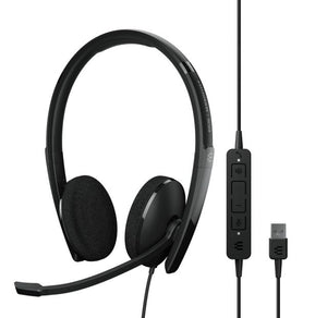 EPOS | Sennheiser ADAPT 160T USB II On-ear, double-sided USB-A headset with in-line call control and foam earpads. Certified for Microsoft Teams-0