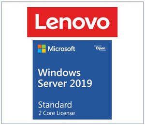 LENOVO Windows Server 2019 Standard Additional License (2 core) (No Media/Key) (Reseller POS Only) ST50 / ST250 / SR250 / ST550 / SR530 / SR550 / SR65-0