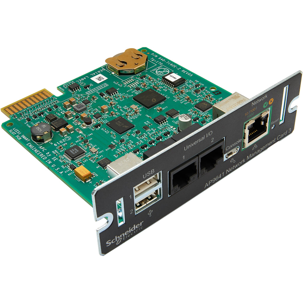 APC Network Management Card 3 With Environmental Monitoring, Suitable For Smart-UPS with a SmartSlot or SUM, SURTA, SURTD, SMT, SMX  SRT Series-0