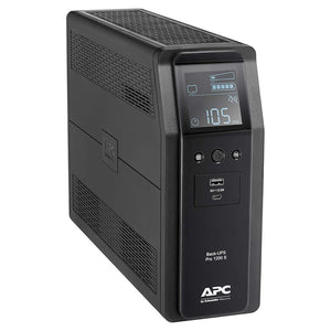 APC Back-UPS Pro 1200VA/720W Line Interactive UPS, Tower, 230V/10A Input, 8x IEC C13 Outlets, Lead Acid Battery, USB Type A + C Ports, LCD-0